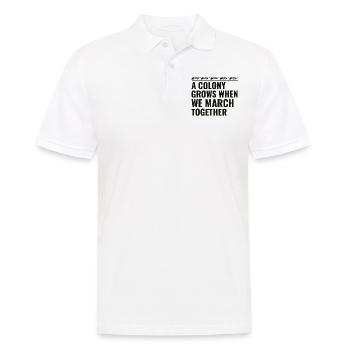 Ant Keeper Ant Lover Entomologist Insect Collector - Men's Polo Shirt - white - Front - Kai (181cm)