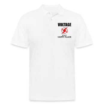 Electrician Humor Electrical Technician Engineer - Men's Polo Shirt - white - Front - Kai (181cm)