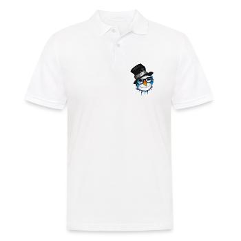 Schneemann mit Nerd Brille - Männer Poloshirt - Weiß - Vorne - Kai (181cm)