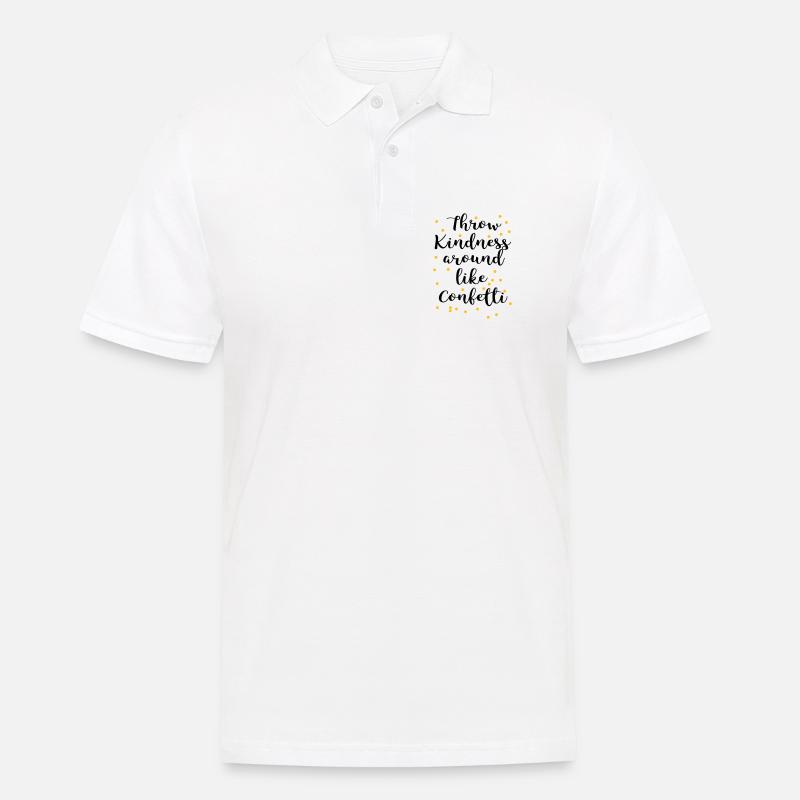 Freundlich - Männer Poloshirt - Weiß