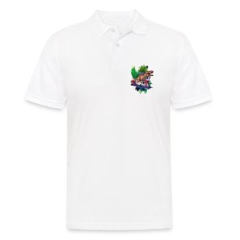 T-Rex - Dinosaurs - Trex - tyrannosaurus rex - Men's Polo Shirt - white - Front - Kai (181cm)