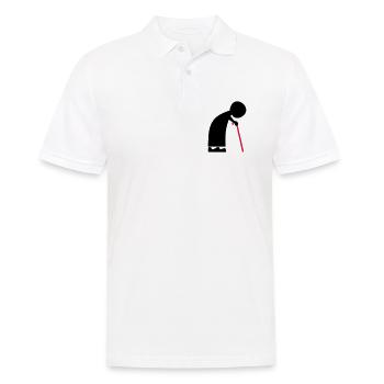 Rentner Humor, Alt aber stilvoll - Männer Poloshirt - Weiß - Vorne - Kai (181cm)
