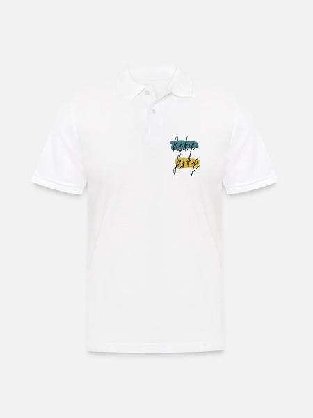 Habe fertig - Männer Poloshirt - Weiß