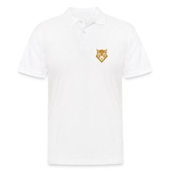 Faszinierender Ozelot - Männer Poloshirt - Weiß - Vorne - Kai (181cm)