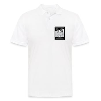 Laissez tomber. Passe à autre chose. - Polo Homme - blanc - Devant - Kai (181cm)