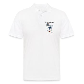 Der Staats Trichter - Männer Poloshirt - Weiß - Vorne - Kai (181cm)
