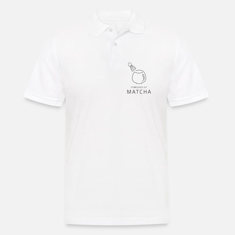 PoudréPorMatcha - Polo Homme - blanc
