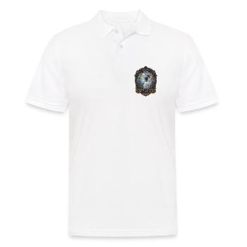 Frieden am Wasser im Jugendstil - Männer Poloshirt - Weiß - Vorne - Kai (181cm)