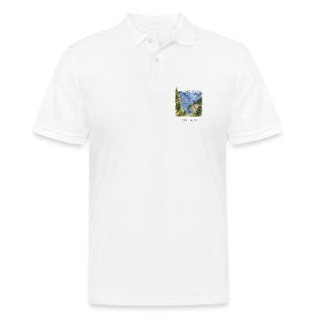 Comer See - Männer Poloshirt - Weiß - Vorne - Kai (181cm)