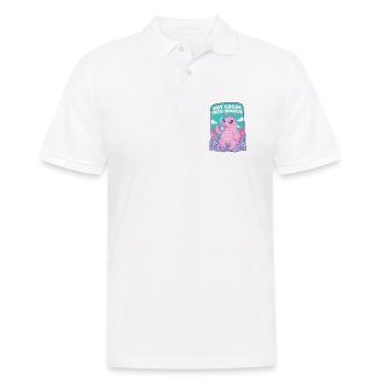 Heiße Schokolade, Invasion der Aliens - Männer Poloshirt - Weiß - Vorne - Kai (181cm)