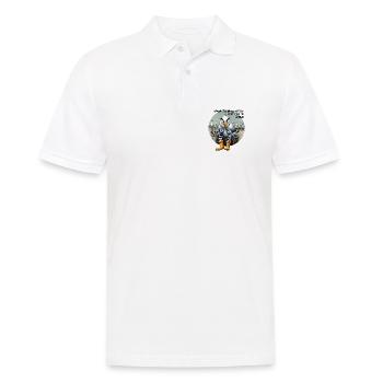 Böse Möwen - Leute schubsen - Männer Poloshirt - Weiß - Vorne - Kai (181cm)