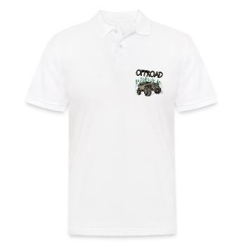 offroad 4x4 - Männer Poloshirt - Weiß - Vorne - Kai (181cm)