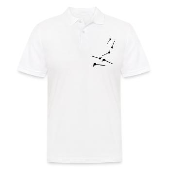 Stockmeißel Symbol imker honig - Männer Poloshirt - Weiß - Vorne - Kai (181cm)