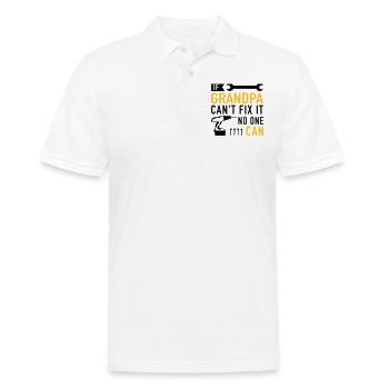 Grandfather - Men's Polo Shirt - white - Front - Kai (181cm)