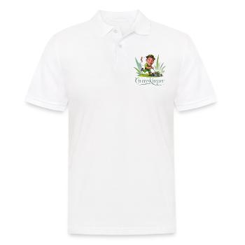 Greenkeeper Rasenmäher Gärtner Garten Geschenkidee - Männer Poloshirt - Weiß - Vorne - Kai (181cm)