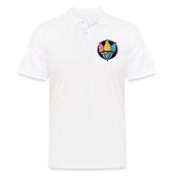 Cornets de crème glacée Ice Cream Lover - Polo Homme - blanc - Devant - Kai (181cm)