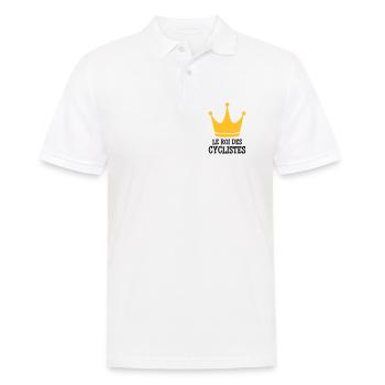 Cyclisme / Cycliste / Vélo / VTT / BMX - Polo Homme - blanc - Devant - Kai (181cm)