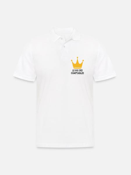 Accountant / Accounting / Comptable / Comptabilité - Men's Polo Shirt - white