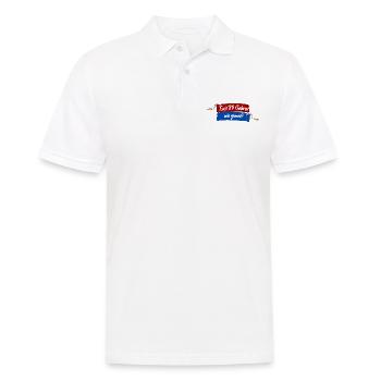 Depuis 20 ans comme s’il était peint - 20e anniversaire - Polo Homme - blanc - Devant - Kai (181cm)