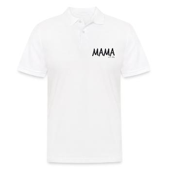 Spruch - Mama EST. 2020 - Männer Poloshirt - Weiß - Vorne - Kai (181cm)