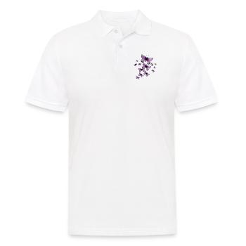Papillons - Polo Homme - blanc - Devant - Kai (181cm)
