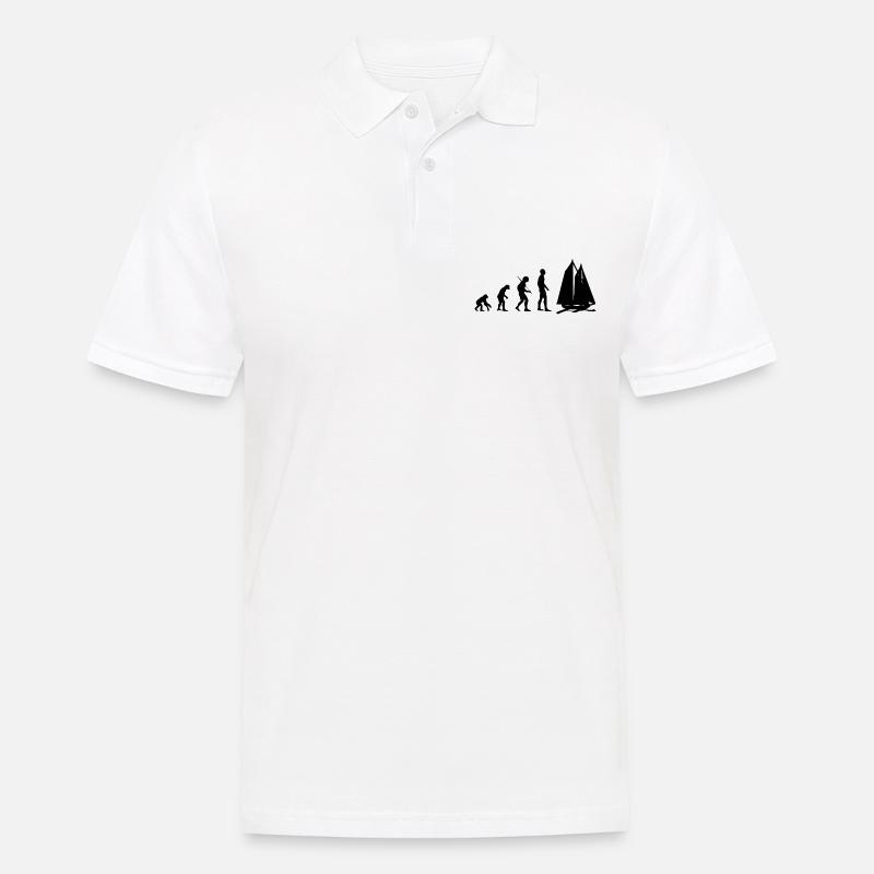 Sail Evolution - Voile Evolution voilier - Polo Homme - blanc