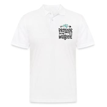 Brother-In-Law Of A Warrior Cervical Cancer - Men's Polo Shirt - white - Front - Kai (181cm)