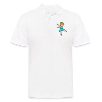 ballet - Men's Polo Shirt - white - Front - Kai (181cm)