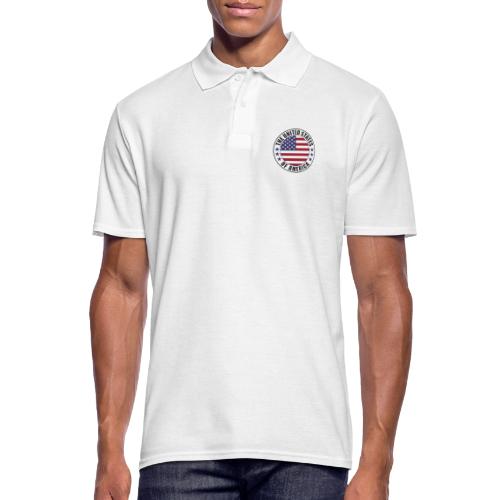The United States of America - USA flag emblem - Men's Polo Shirt