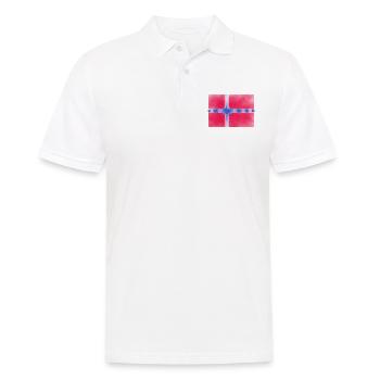 Norway Flag Flowers St. John's Day - Men's Polo Shirt - white - Front - Kai (181cm)