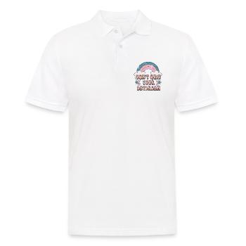 Motivation Traum Zitat - Männer Poloshirt - Weiß - Vorne - Kai (181cm)