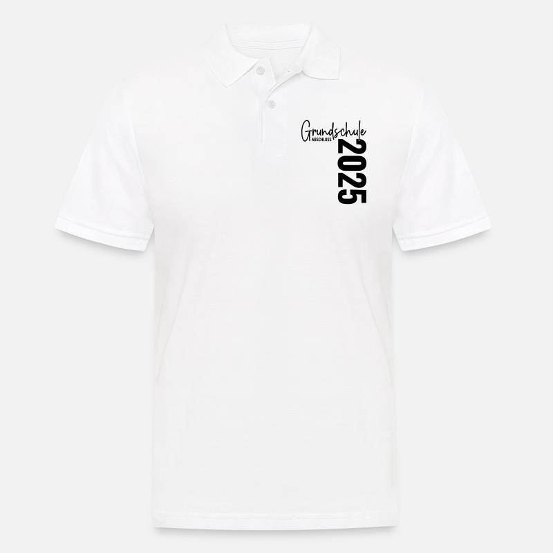 Abschluss 2025 Grundschule - Männer Poloshirt - Weiß