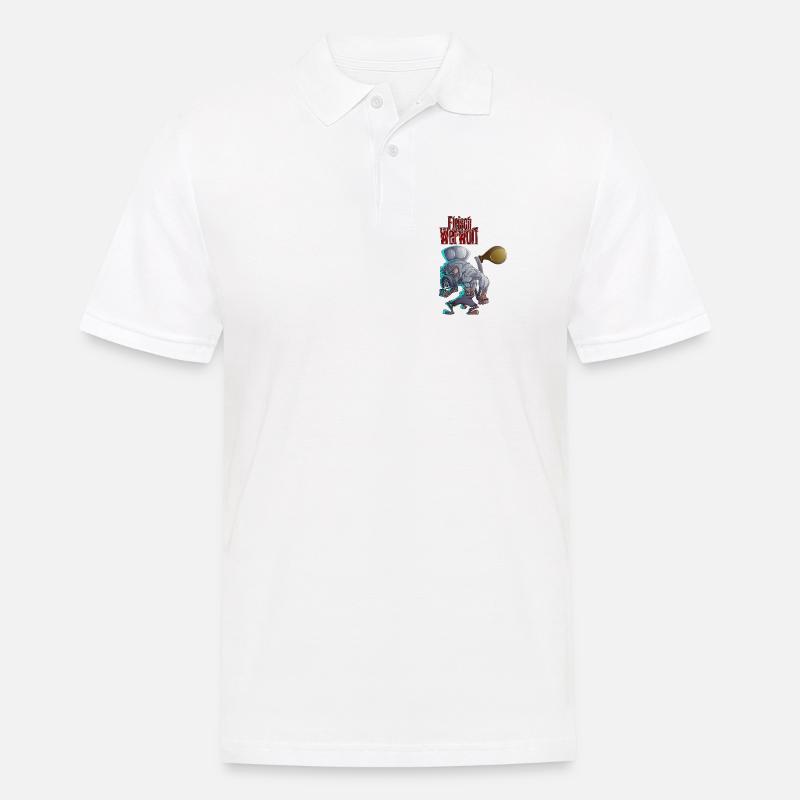 Fleischwerwolf - Männer Poloshirt - Weiß