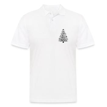 Joyeux Noël - Polo Homme - blanc - Devant - Kai (181cm)