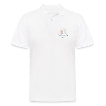 Alles Gute zum Geburtstag Papa - Männer Poloshirt - Weiß - Vorne - Kai (181cm)