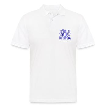 Feministischer Humor Git Y'All Need Feminism Geschenkidee - Männer Poloshirt - Weiß - Vorne - Kai (181cm)