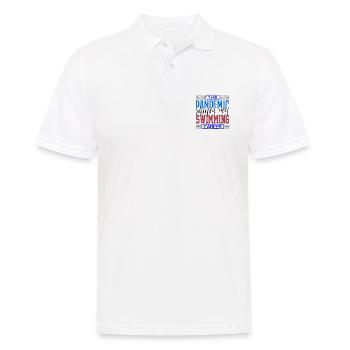 Swimmer Gift Pandemic Ruined my Swimming Career - Men's Polo Shirt - white - Front - Kai (181cm)