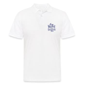Sarcastic Gifts Keep Talking I'm Diagnosing You - Men's Polo Shirt - white - Front - Kai (181cm)