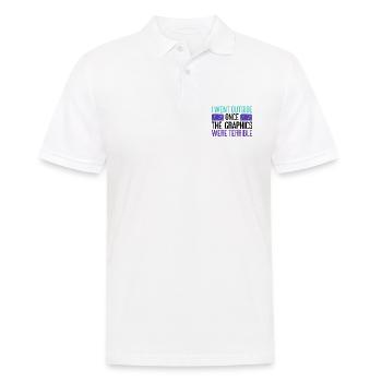 Le cadeau du joueur est sorti une fois que les graphismes ont été - Polo Homme - blanc - Devant - Kai (181cm)