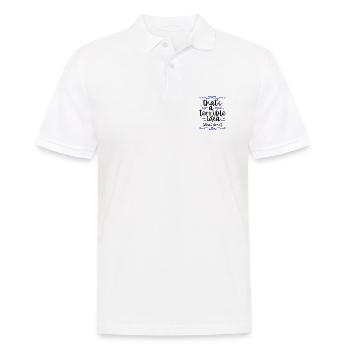 C’est drôle que c’est une idée terrible quelle heure ami - Polo Homme - blanc - Devant - Kai (181cm)
