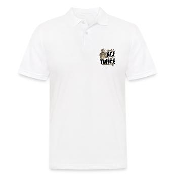 Carpenter Gifts Measure Once Cuss Twice - Men's Polo Shirt - white - Front - Kai (181cm)