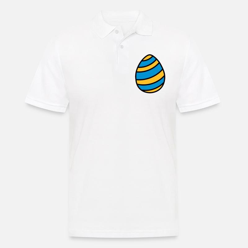 Easter Egg Easter gift idea - Men's Polo Shirt - white
