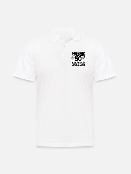 Birthday 50 years - Men's Polo Shirt - white