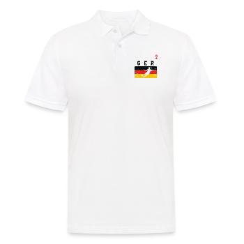 Football féminin en Allemagne - Polo Homme - blanc - Devant - Kai (181cm)