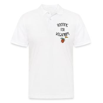 Carotte en liesse - Polo Homme - blanc - Devant - Kai (181cm)