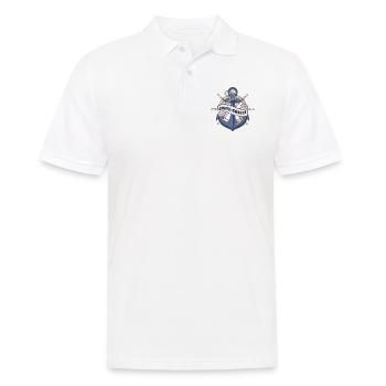 Kreta Griechenland Nautische Sommer Anker Design - Männer Poloshirt - Weiß - Vorne - Kai (181cm)
