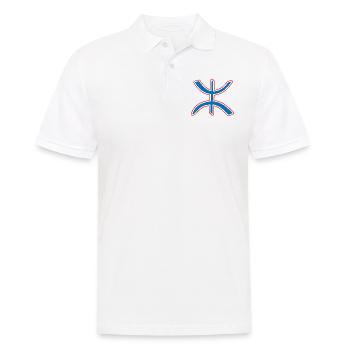 Berbère Amazigh - Polo Homme - blanc - Devant - Kai (181cm)