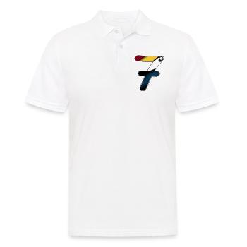 Tukan wilde Sieben - Männer Poloshirt - Weiß - Vorne - Kai (181cm)