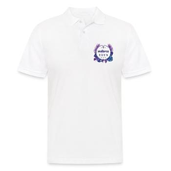 Mallorca 2024 - Männer Poloshirt - Weiß - Vorne - Kai (181cm)