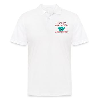 Warehouse logistics company Koalafied - Men's Polo Shirt - white - Front - Kai (181cm)